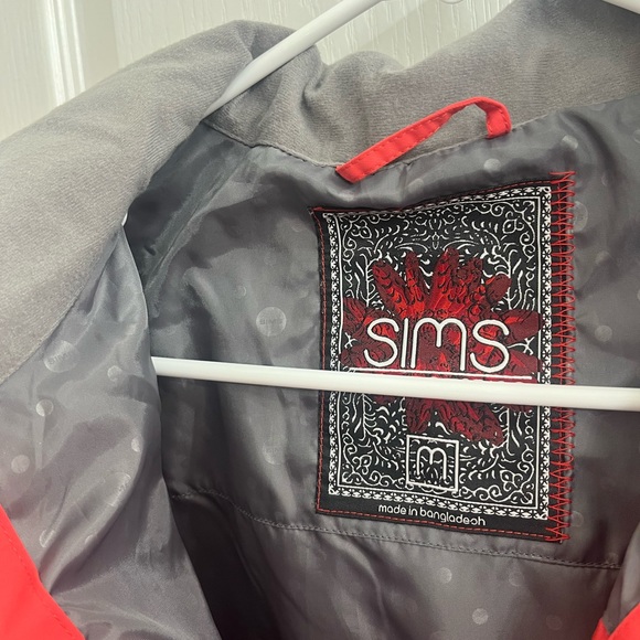 Sims Women’s Snowboard Jacket Coral Medium Insulated Winter Snow Coat - Picture 9 of 9